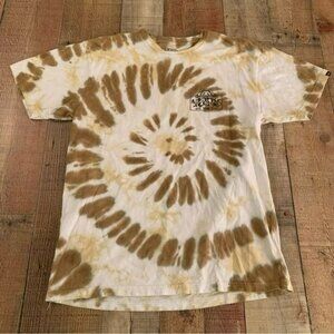 Vans mens size medium Tie dye green graphic short sleeve tee t-shirt